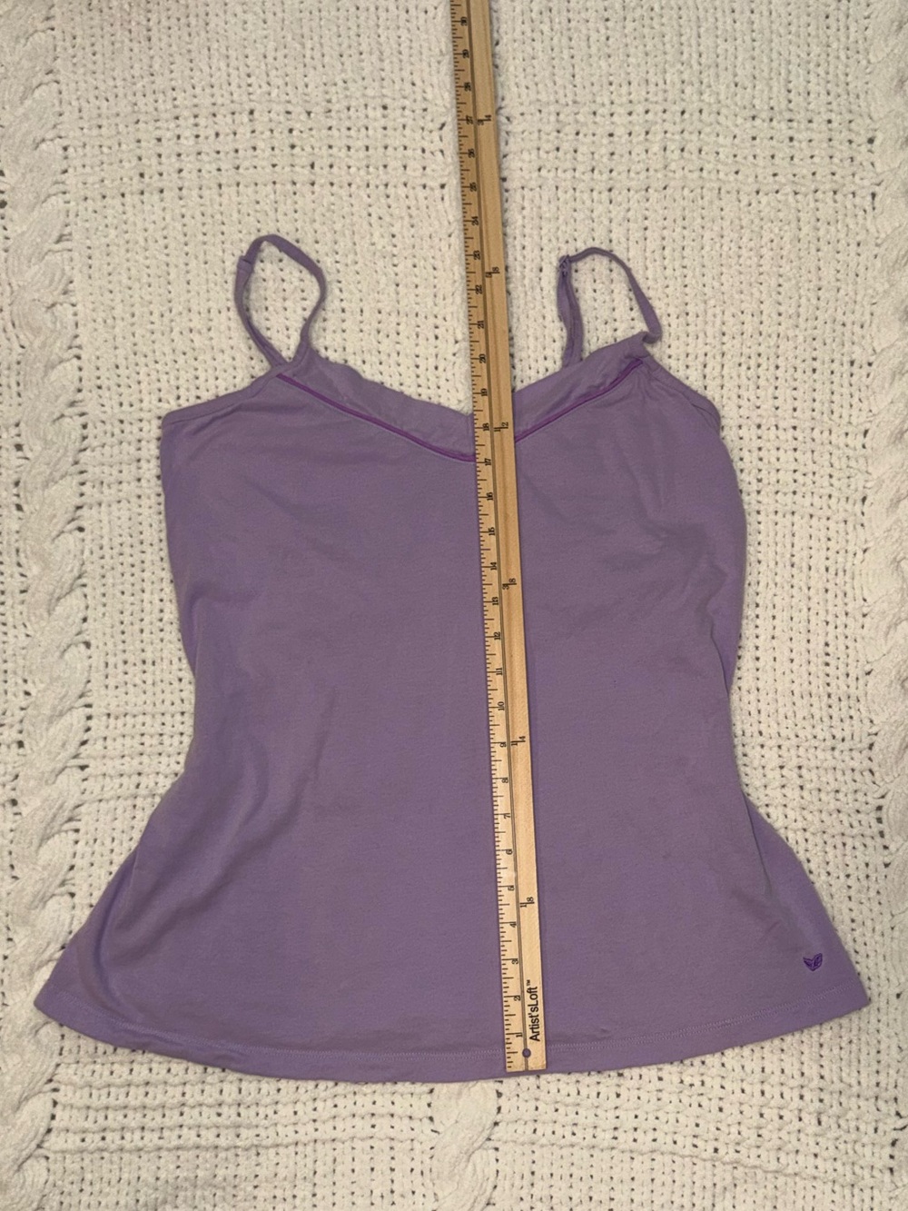 Petite Plume 100% Pima Cotton Cami Short Set in French Lavender Size M - Picture 3 of 8